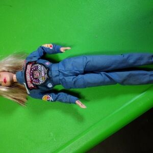 Blue Doll with Graphic Sweater